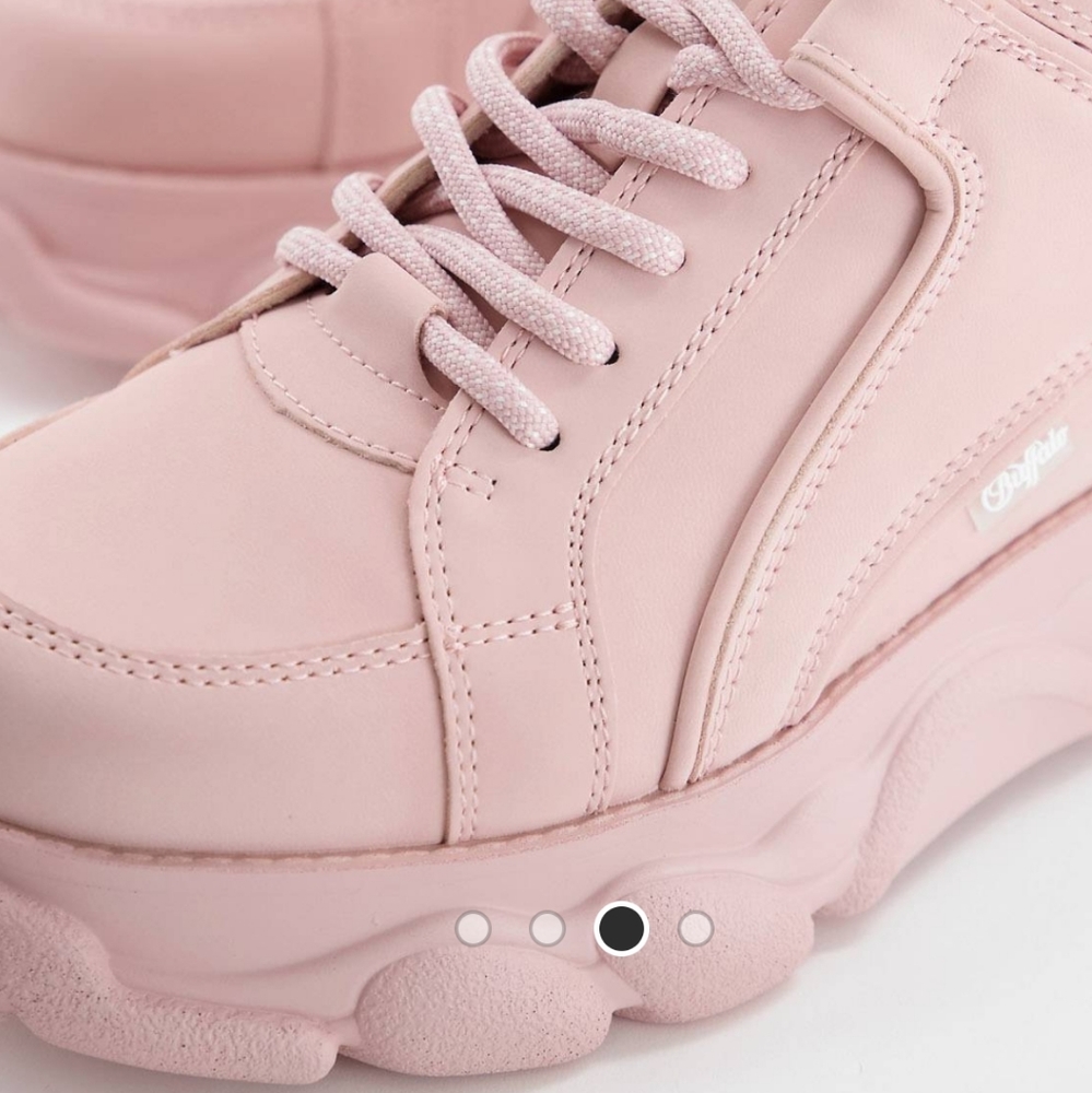 BUFFALO Corin low platform sneakers un pink - Picture 4 of 14